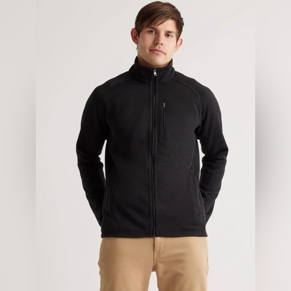 NWOT Quince | Men's Recycled Sweater-Knit Fleece Full-Zip Jacket Medium Outdoor - Picture 1 of 12